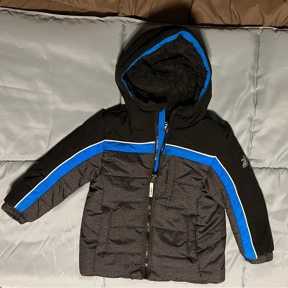 ZeroXposur Black and Blue Winter Coat
